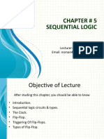 Chapter # 5 Sequential Logic: Lecturer: Noman Al Hassan