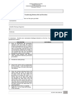 Transferring Between Bed and Stretcher Procedure Checklist