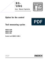 Betriebs-Anleitung: Option For The Control