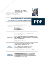 Curriculum DANIELA DE ANDRADE (1) ..