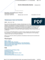 Maintenance Interval Schedule: Operation and Maintenance Manual