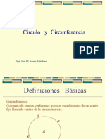 Circunferencia y Circulo