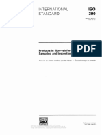 International Standard: Products in Fibre-Reinforced Cement - Sampling and Inspection