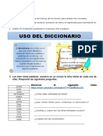 Guía de Español - Uso Del Diccionario