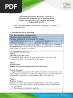 Guia de Actividades y Rúbrica de Evaluación - Tarea 1. Introduccion