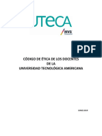 Codigo de Ética de UTECA