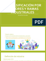 2.2 Clasificación Por Sectores y Ramas Industriales