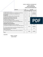 Table of Specification Science 8 Second Grading Period: Total