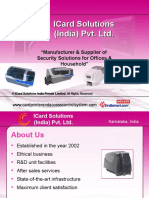 Polariod Card Printer Access Control System Karnataka India 