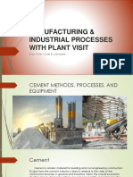 Manufacturing & Industrial Processes With Plant Visit: Engr. Peter Clyde B. Lamadrid