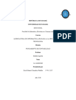 Ejercicio #3. La Contabilidad. Erick Gonzalez