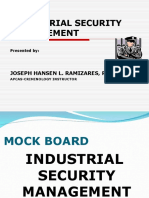 Industrial Security Management: Joseph Hansen L. Ramizares, RC