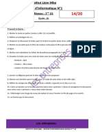 Devoir D'informatique Terminal A1