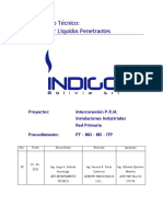 Indigo - Procedimiento Técnico Inspección Por Líquidos Penetrantes