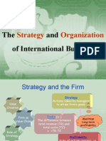 Strategy Organization: The and of International Business