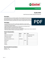 CASTROL - Syntilo 9918 - Synthetic Cutting Fluid