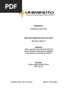 Trabajo 3 Estadistica Inferencial Muestreo Aleatorio 1