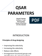 Qsar Parameters: Sharad P Patange M.Pharm 1 Year Pharmacology School of Pharmacy S.R.T.M.U.Nanded