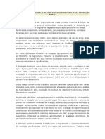 SISTEMA AGROFLORESTAL É ALTERNATIVA SUSTENTáVEL PARA PRODUçãO RURAL