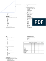 Questionnaire Consolidé - Pâte Dentifrice