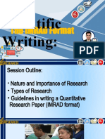 Scientific Writing:: The IMRAD Format