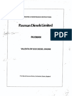 Valenta RP200 12Y3J - Maintenance Schedule