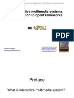 OpenFrameworks Lections: 1. Interactive Multimedia Systems.