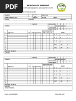 Planilla e Instructivo de Futsal