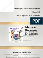 Meios e Recursos Didáticos-1 Sessão