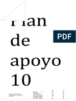 Plan de Apoyo 10