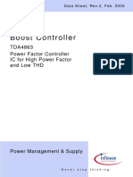 Boost Controller: TDA4863 Power Factor Controller IC For High Power Factor and Low THD