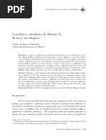 La Política Eclesiástica de Alfonso X. El Rey y Sus Obispos: Carlos de Ayala Martínez