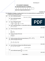 Engineering Mathematics II Even Sem Mid Term 2017-18 (DITUStudentApp)