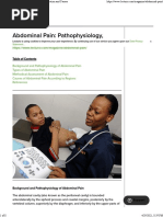 Abdominal Pain - Pathophysiology, Classification and Causes