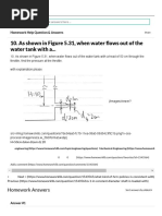 As Shown in Figure 5.31, When Water Flows Out of The Water Tank With A... - HomeworkLib