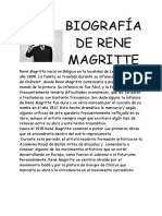 Biografía de Rene Magritte