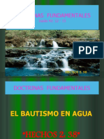 D. F. El Bautismo en Agua