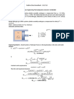 2nd Assignment of MS2120 Basic Engineering Thermodynamics Semester I 20192020