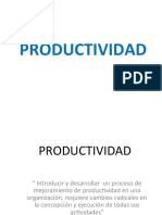 2.1. Principios de Productividad