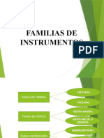 Familias de Instrumentos