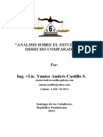 Análisis Sobre El Estudio Del Derecho Comparado