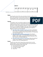 Major and Minor Pentatonic