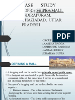 Topic - Shipra Mall Indirapuram, Ghaziabad, Uttar Pradesh: Case Study