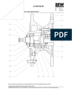 Parts List 23 262 06 00: Adapter AM80, AM90 Backstop For Mounting IEC Motors Version With Dog Clutch