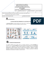 Actividad Básica. La Educacion Fisica Principio de La Destreza Corporal