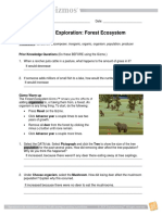 L - Gizmos - Forest Ecosystem Worksheet