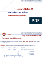 Fall 2019/20 - Lecture Notes # 5: - Flag Registers and Bit Fields