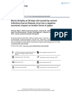 Bursa Atrophy at 28 Days Old Caused by Variant Infectious Bursal Disease Virus Has A Negative Economic Impact On Broiler Farms in Japan