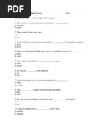 Homophone Worksheet 6