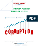 Corruption in Pakistan Mother of All Ills: The CSS Books